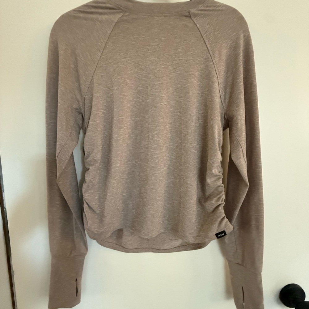 Women's Beige Long Sleeve Top